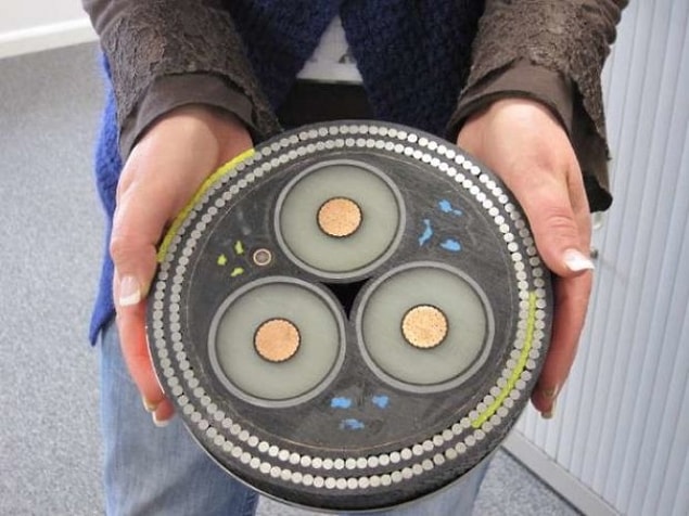 21. This section of a submarine cable