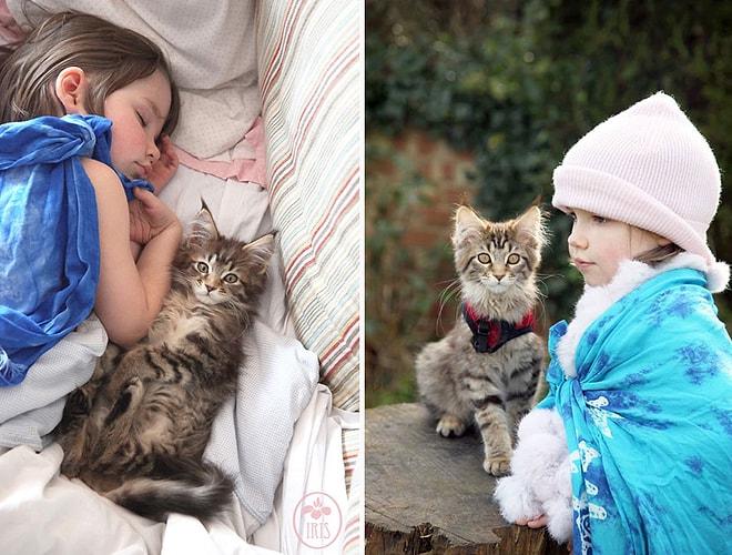 5 Yaşındaki Otizmli Küçük Iris ve En Büyük Destekçisi Terapötik Kedi Thula