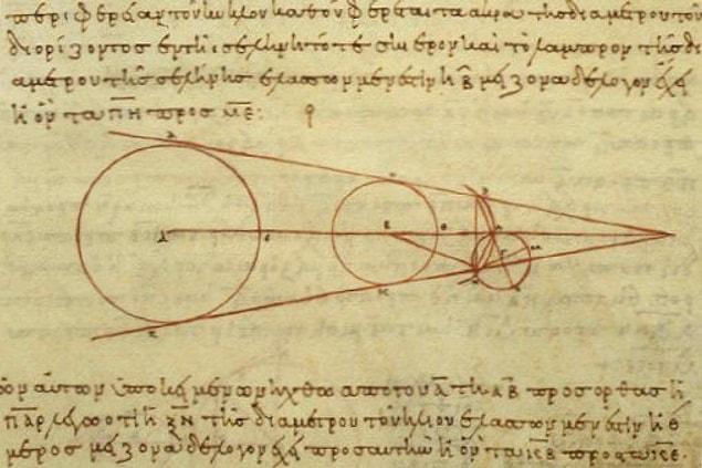 15. The ancient Greek Aristarchus of Samos first proposed the theory that the Sun is the center around which the planets orbit in the 3rd century BC.