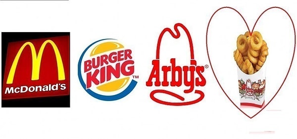 9. BurgerKing, McDonals ve Tabi ki Arby's KIVIRCIK PATATES