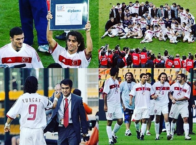 16. A Milli Takımımız, Fransa'da düzenlenen FIFA Konfederasyon Kupası'nı 3. olarak tamamladı. - 28 Haziran 2003
