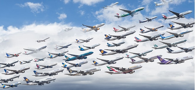 14 захватывающих авиаколлажей от американского художника Майка Келли