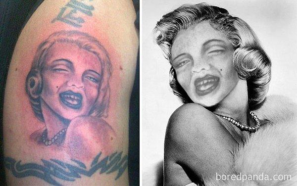 9. Marilyn Monroe'nun kemikleri sızlıyor.