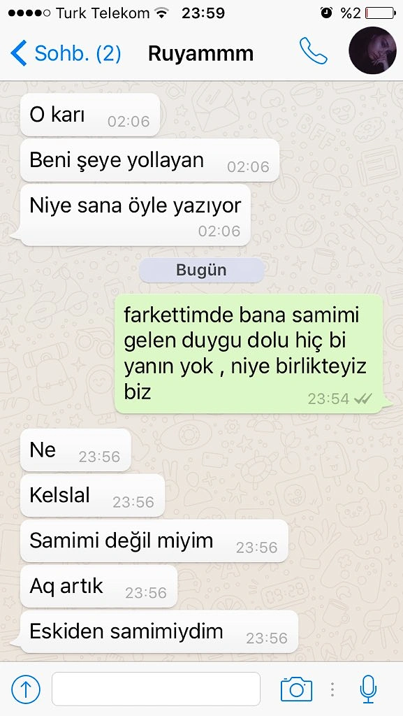 Ne diyosun sen