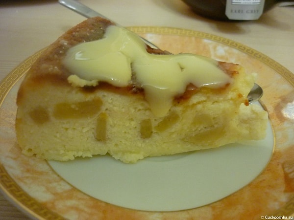 7. Творожная запеканка с бананами