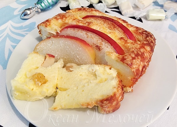 10. Творожная запеканка с яблоком