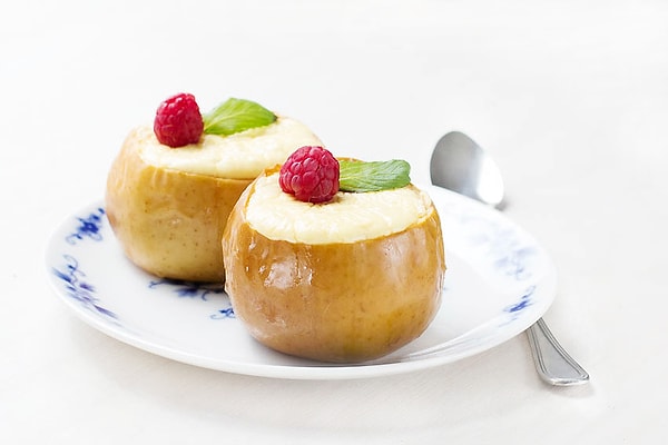 11. Яблоки с творогом