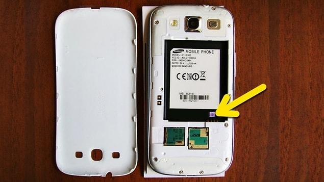 6. You can actually figure out if your phone is wet on the inside.