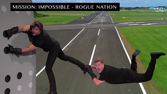 Tom Cruise Filmleri James Corden'la Birlikte Yeniden Canlandı