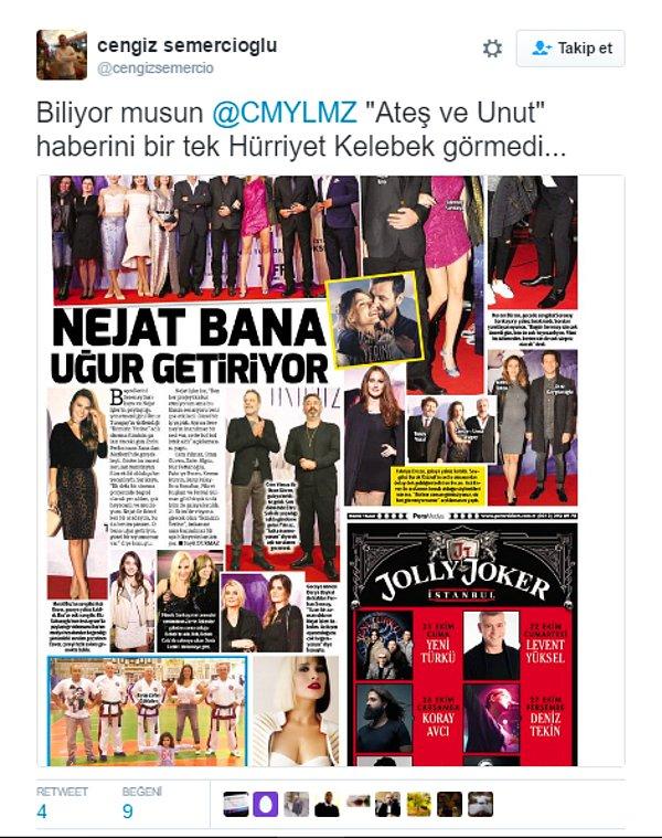 Cengiz Semercioğlu'nun cevabı ise gecikmedi...