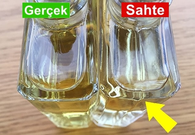 9. Orijinal parfümün ambalajı ve kutusu gibi, şişesinin yüzeyi de pürüzsüz, kusursuz ve hatasızdır.