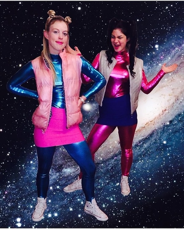 8. Костюмы из "Ксенон: Девушка 21 века"