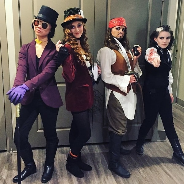 9. Четыре человека - четыре персонажа Джонни Деппа