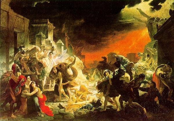 3. "The Last Day of Pompeii", (Pompei'nin Son Günü) Karl Bryullov