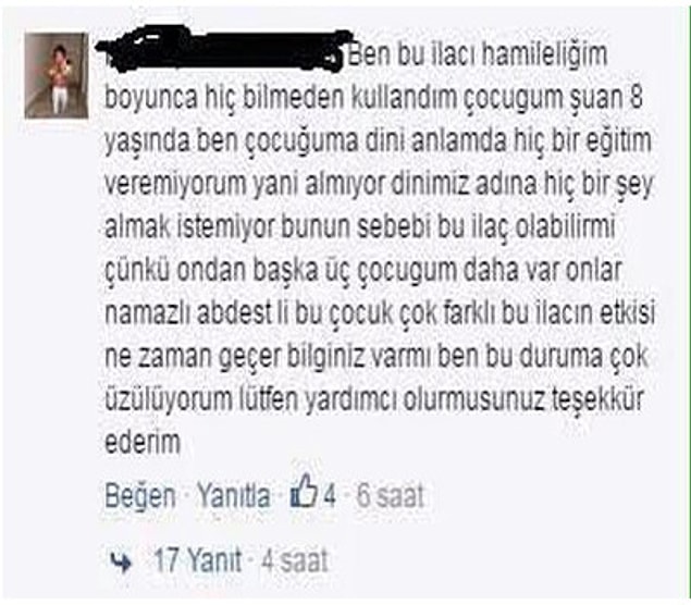 9. Sebebi kesinlikle o ilaçtır.