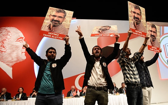 İstanbul Barosu Seçiminde Tahir Elçi Protestosu