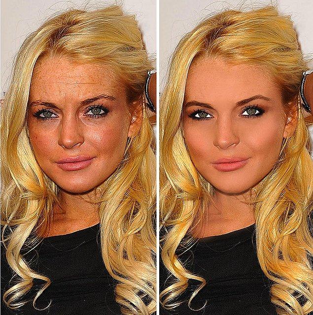 10. 2 farklı Lindsay Lohan: