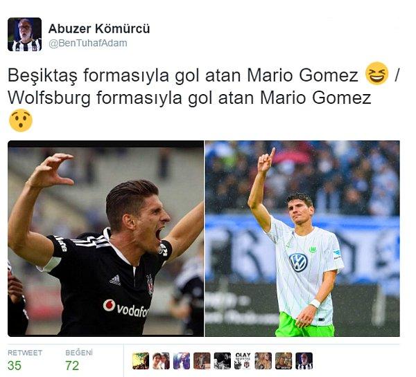 Beşiktaş taraftarı da Gomez'i unutmadı;
