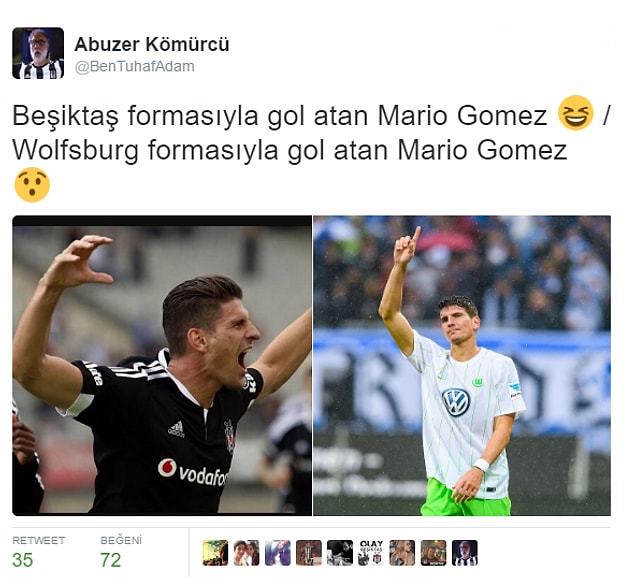 Beşiktaş taraftarı da Gomez'i unutmadı;