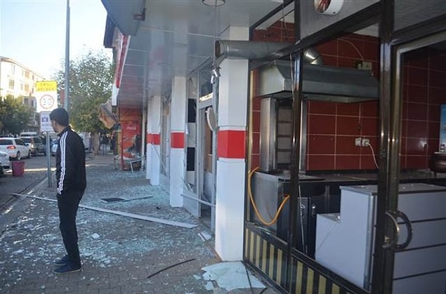 Patlamanın yarattığı hasar gün ağarınca anlaşıldı
