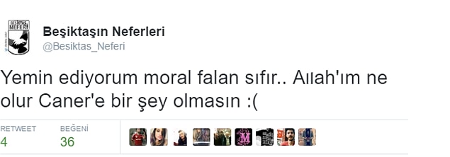 Caner Erkin'in sezonu kapatmasına üzülenler;