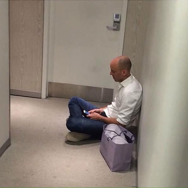 13. Ok, baby, yeah I'll wait in front of the changing room...