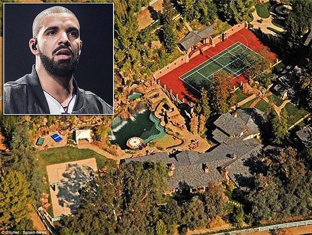 Another neighbor of Jolie's is Drake.