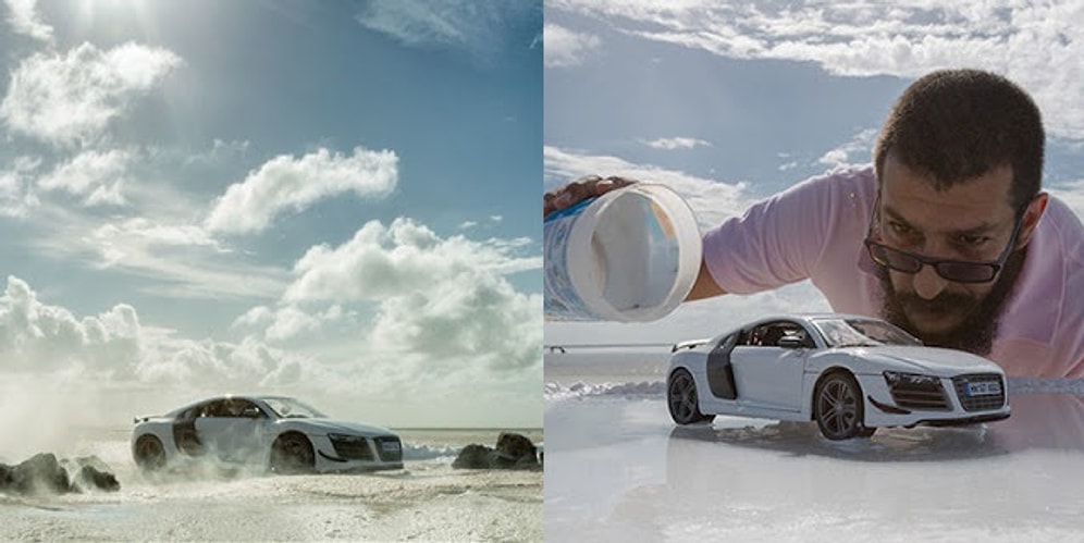 Необычные снимки Audi R8 от оригинального фотохудожника: Такого вы еще не видели!