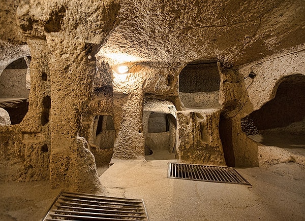 8. Подземные города Каппадокии - Турция