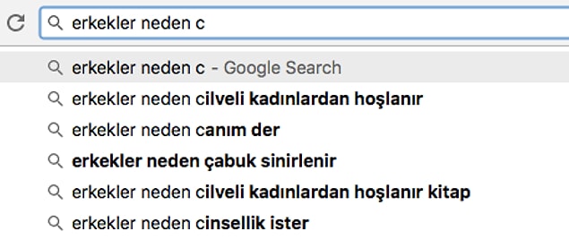 3. Evde soğan kavurunca erkeğin gözünün dışarı kayması problemi.