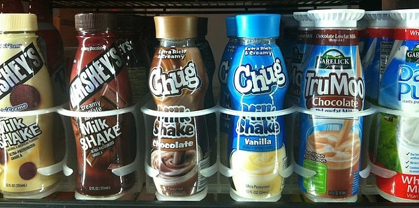 4. Молоко с вкусовыми наполнителями