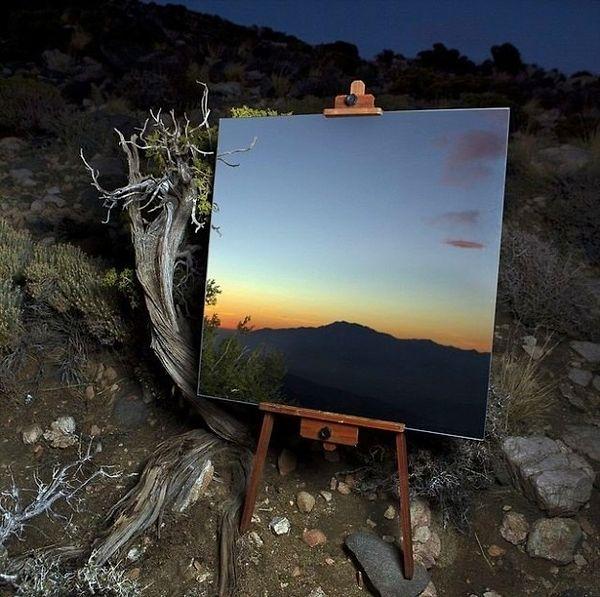 4. This is a mirror, not a canvas.