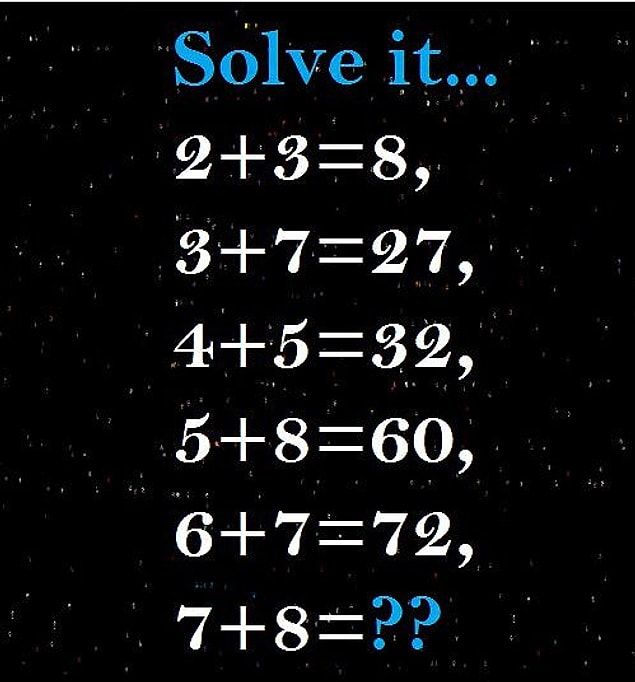 Which number should come instead of ''?'' ?