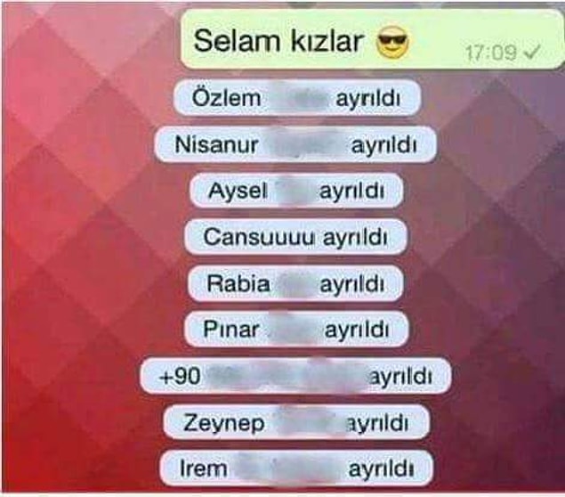 11. Whatsapp grupları...