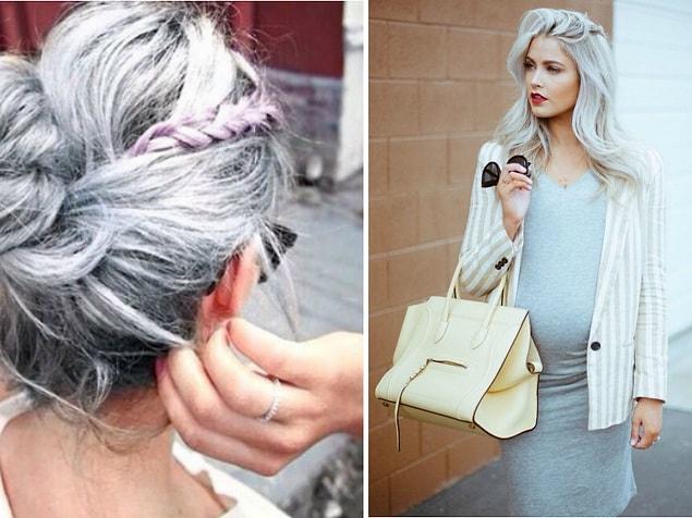 Last year, we went granny with the gray hair trend.