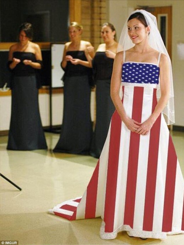 6. Someone's being patriotic!