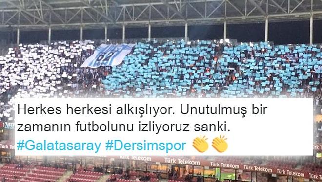 Galatasaray Kazandı! Tribünde Galatasaray ve Dersimspor Taraftarları Dostluk Rüzgarları Estirdi