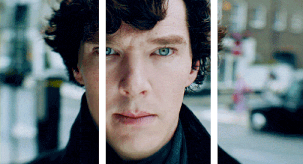 9. Sherlock Holmes'e Benedict Cumberbatch'in can verdiği, BBC yapımlı televizyon dizisi Sherlock.
