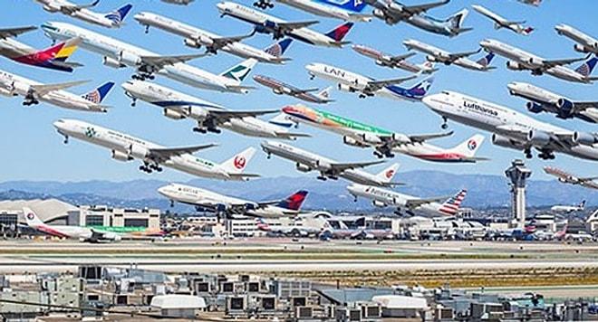 Los Angeles'dan Tokyo'ya Dünyanın Çeşitli Havaalanlarındaki Trafiği Gösteren 22 Fotoğraf