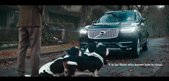 Новая шокирующая реклама Volvo