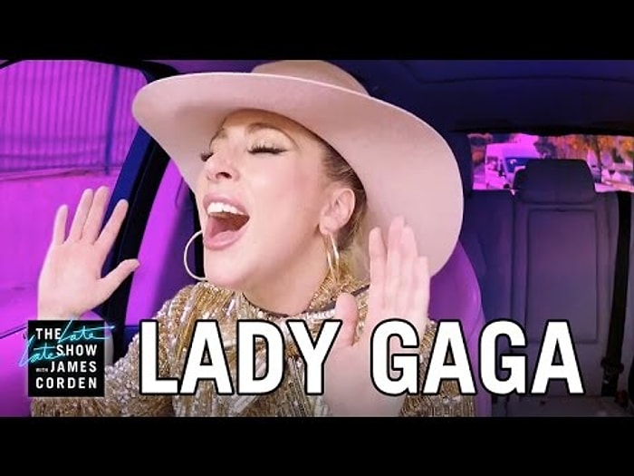 Carpool Karaoke'de Lady Gaga ile Eğlenceli Sohbet!