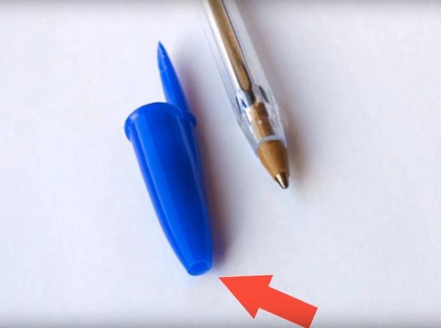 1. Think the hole in the lid keeps the ballpoint from drying out?