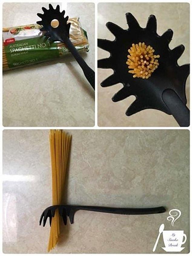 10. And the hole on your pasta spoon?