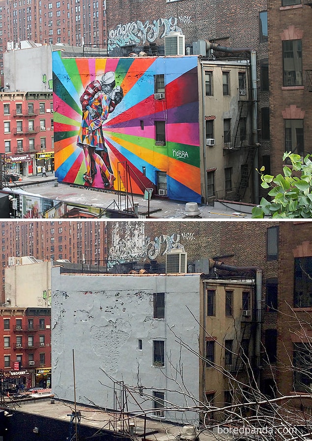 7. Öpücük Resmi, Chelsea, New York - Amerika
