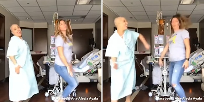 Kanser Tedavisi Gören Arkadaşına Moral Vermek İçin Ona Sürpriz Yapan Koca Yürekli İnsan