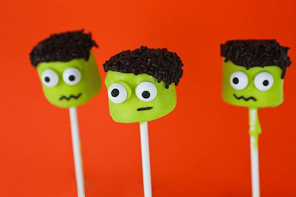 5. Чудовища Франкенштейна из Маршмеллоу