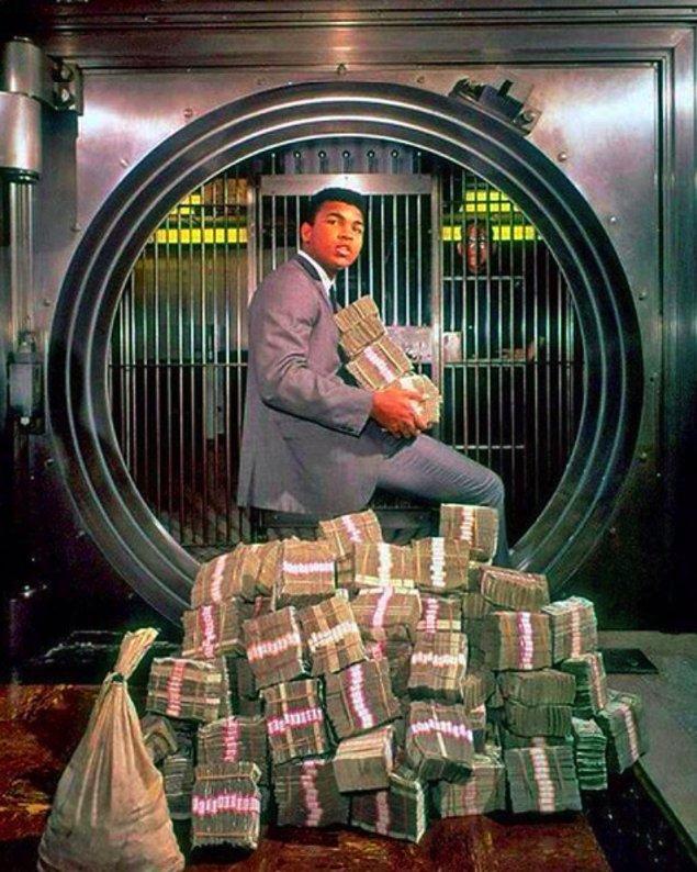 11. Muhammed Ali ve kazandığı paralar...