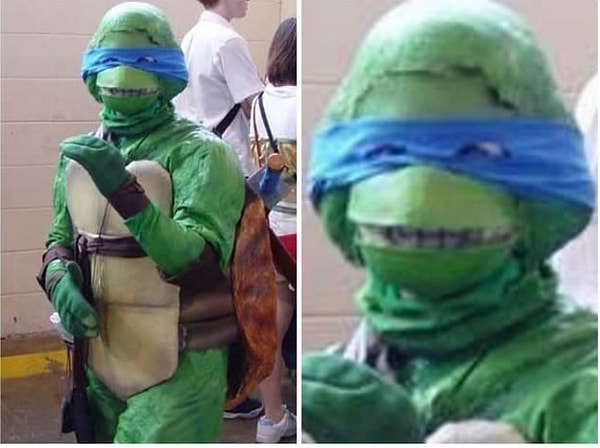 5. Этот Леонардо будто восстал из ада