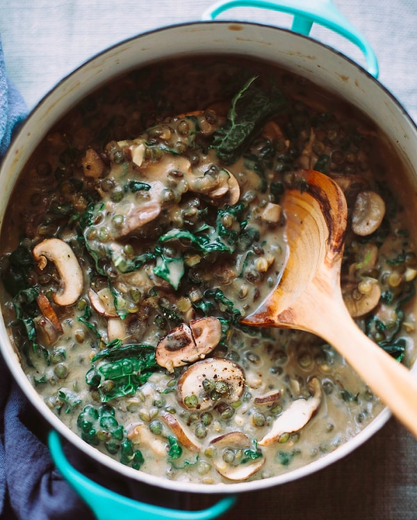 3. Крем-суп с французской чечевицей