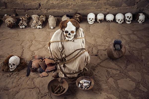 6. Chauchilla Mezarlığı Nazca, Peru